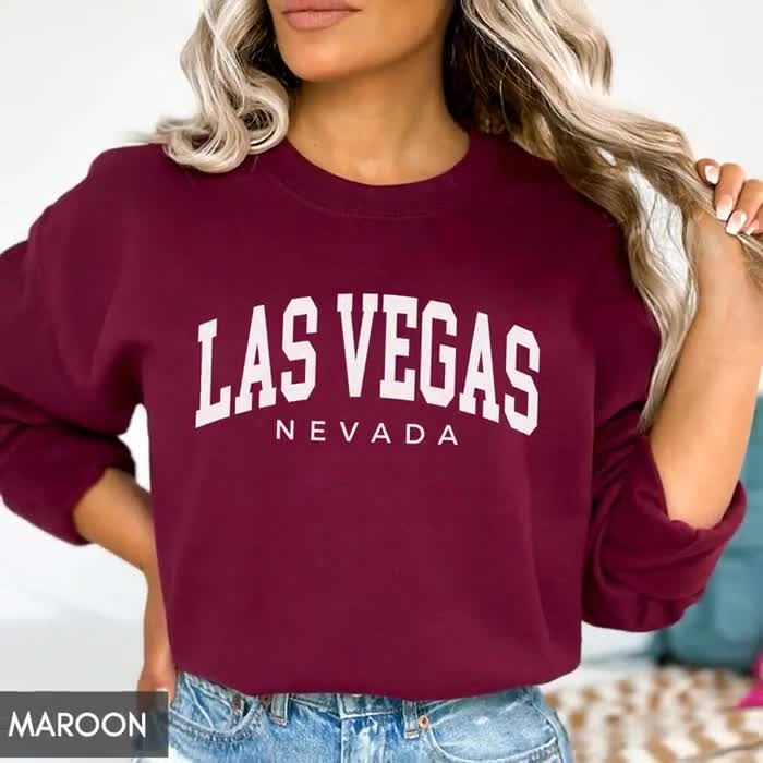Las Vegas Nevada Sweatshirt, Family Vacation Hoodie, Las Vegas NV